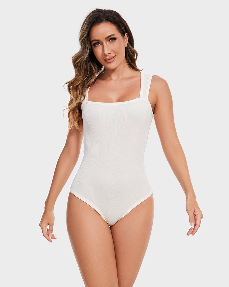 Body Gainant mit quadratischem Kragen | SLIMSHAPE™