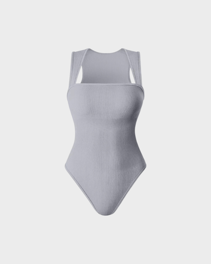 Body Gainant mit quadratischem Kragen | SLIMSHAPE™