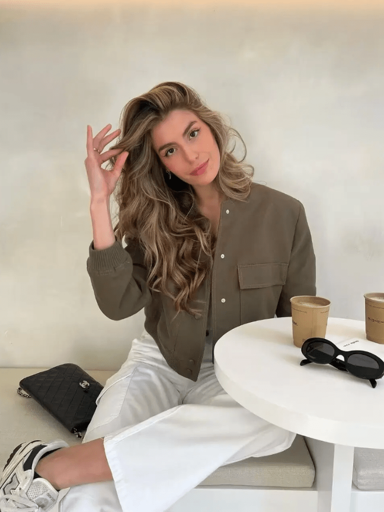 Bomberjacke mit Druckknöpfen | GLAMFIT