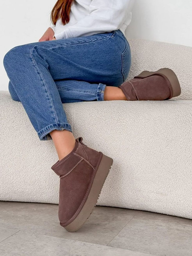 Stiefel aus synthetischem Wildleder | WINTERCOMFY™
