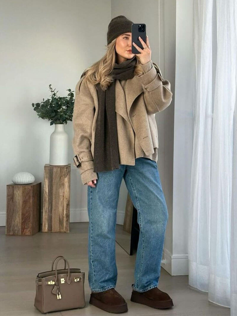 Stiefel aus synthetischem Wildleder | WINTERCOMFY™