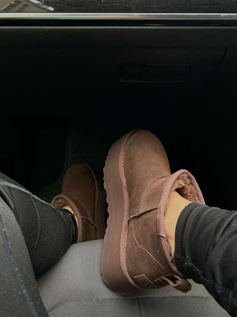 Stiefel aus synthetischem Wildleder | WINTERCOMFY™