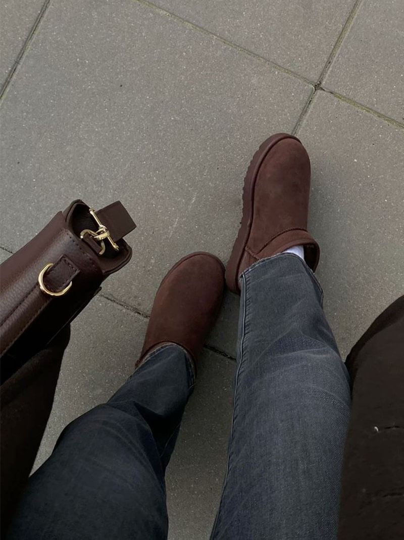 Stiefel aus synthetischem Wildleder | WINTERCOMFY™