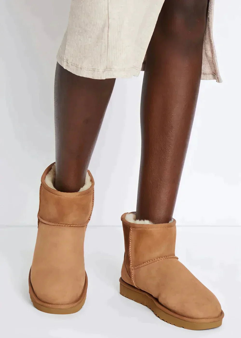 Kurze Damenstiefel Winter Gefüttert | HIGGA