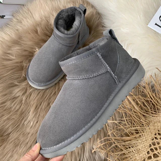 Kurze Damenstiefel Winter Gefüttert | HIGGA