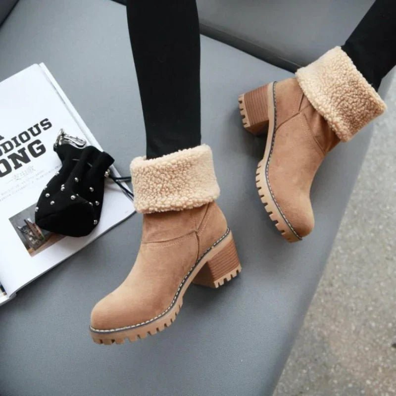 Winterstiefel Damen mit doppeltem Fell | WARMFEEL™