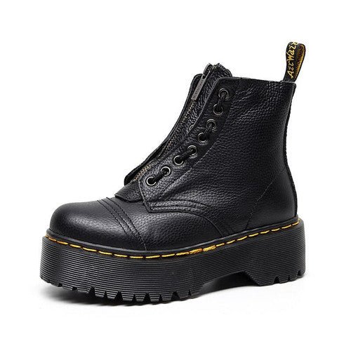 Plateauschuhe aus veganem Leder | RISEBOOTS™