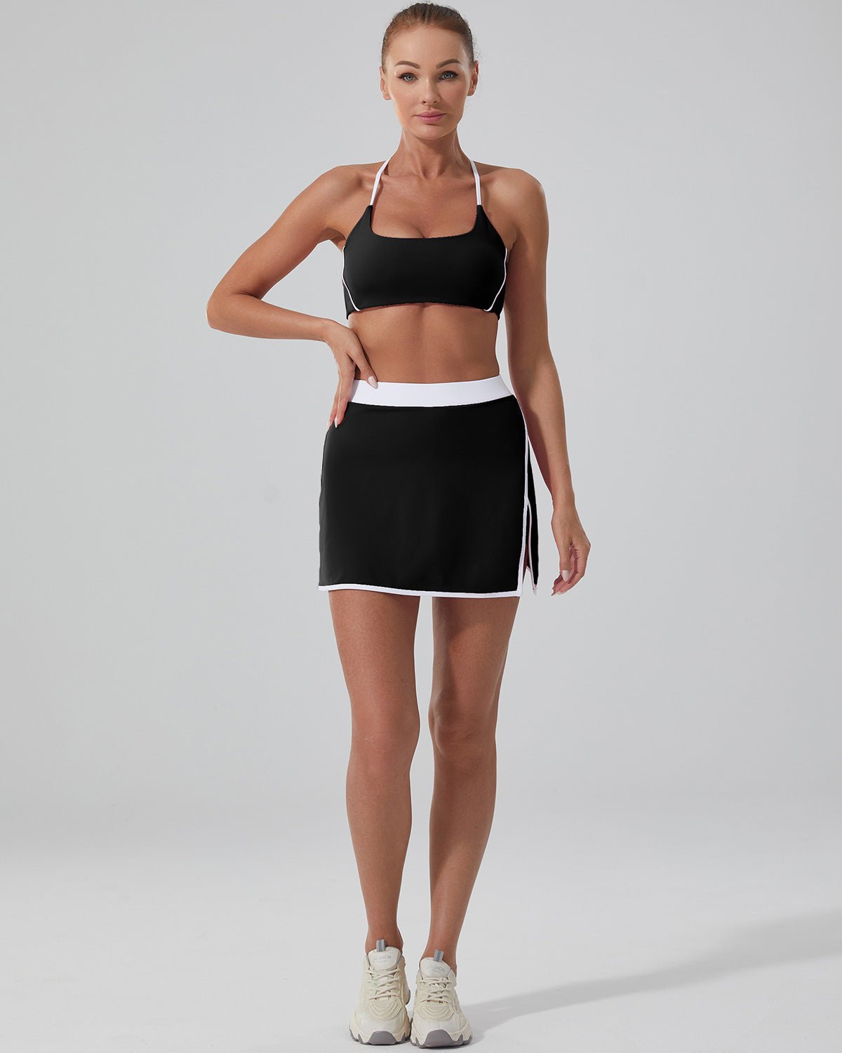 Sport-BH Schwarz Performance | FLEXPEARL™