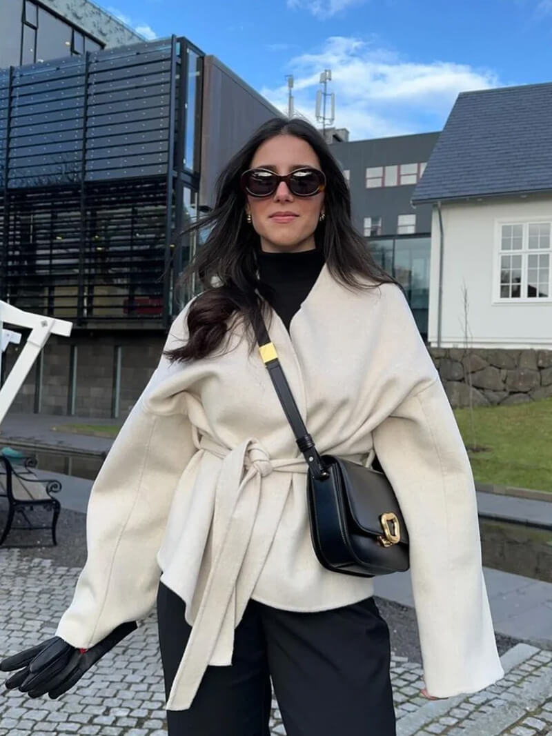 Damen Strickjacke aus Kunstwolle | HILONA