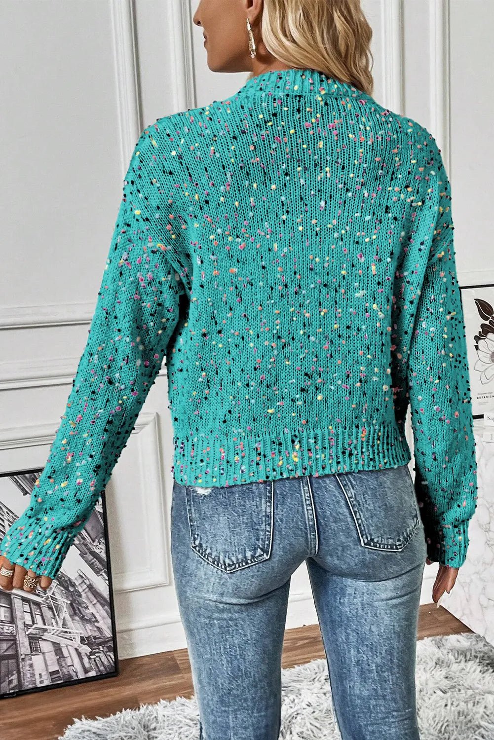 Leichter Cardigan mit Konfetti-Muster | CHLOÉ