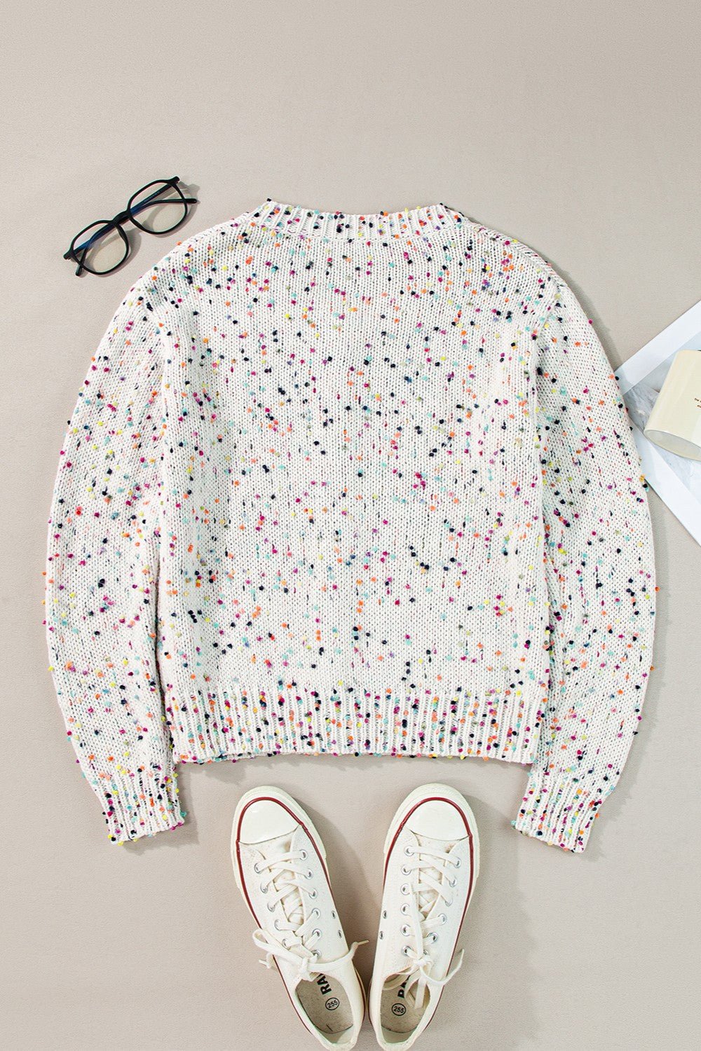 Leichter Cardigan mit Konfetti-Muster | CHLOÉ