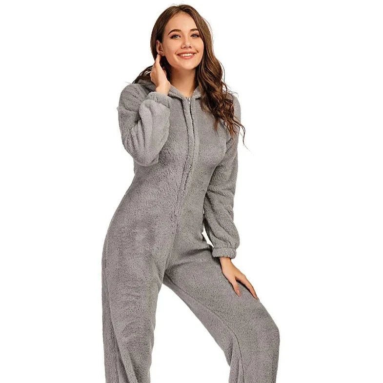 Kombi-Fleece-Schlafanzug mit Kapuze | SLEEPWARM™