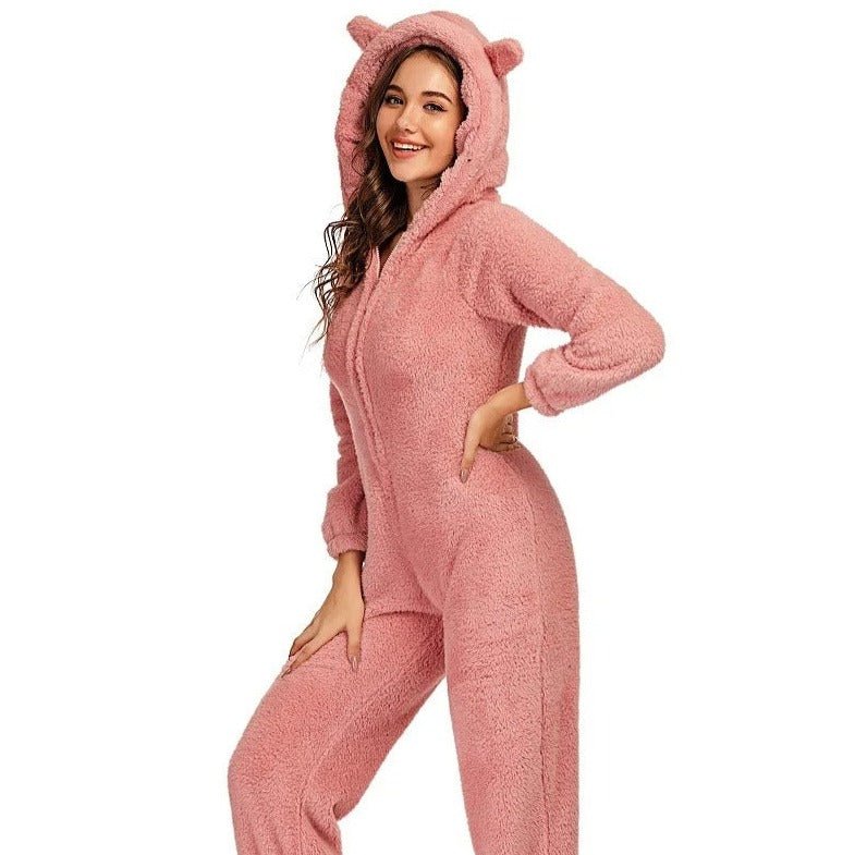 Kombi-Fleece-Schlafanzug mit Kapuze | SLEEPWARM™