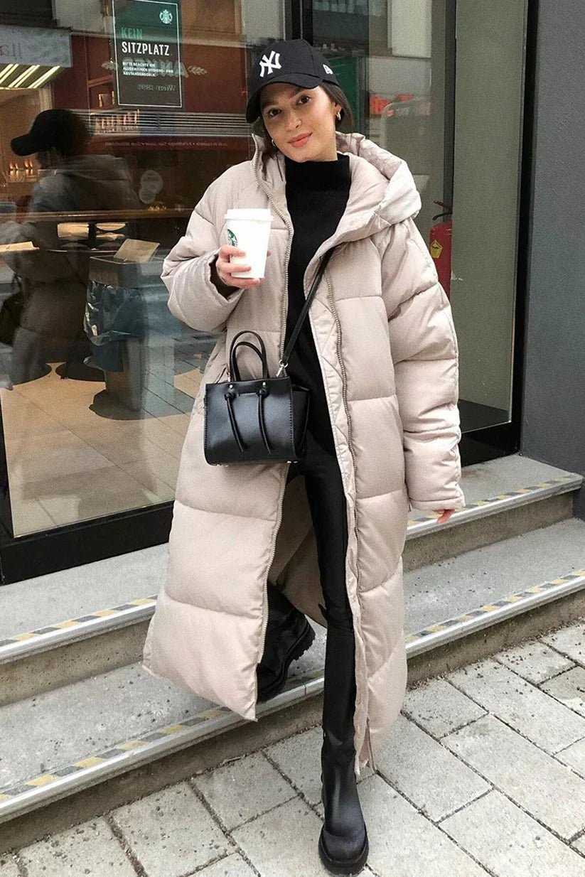 Lange Damen-Daunenjacke | OLIVIA