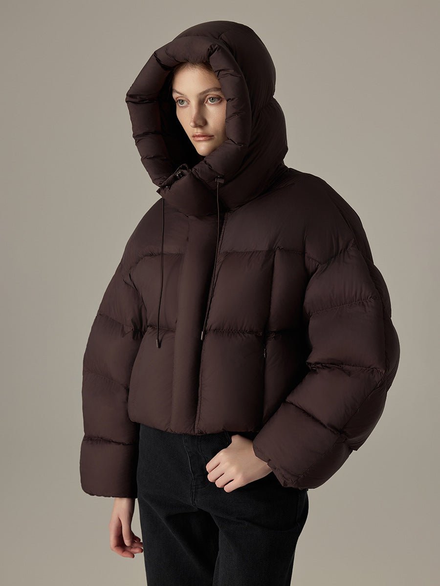 Oversize Damen Daunenjacke mit Kapuze | PUFFYGLOW