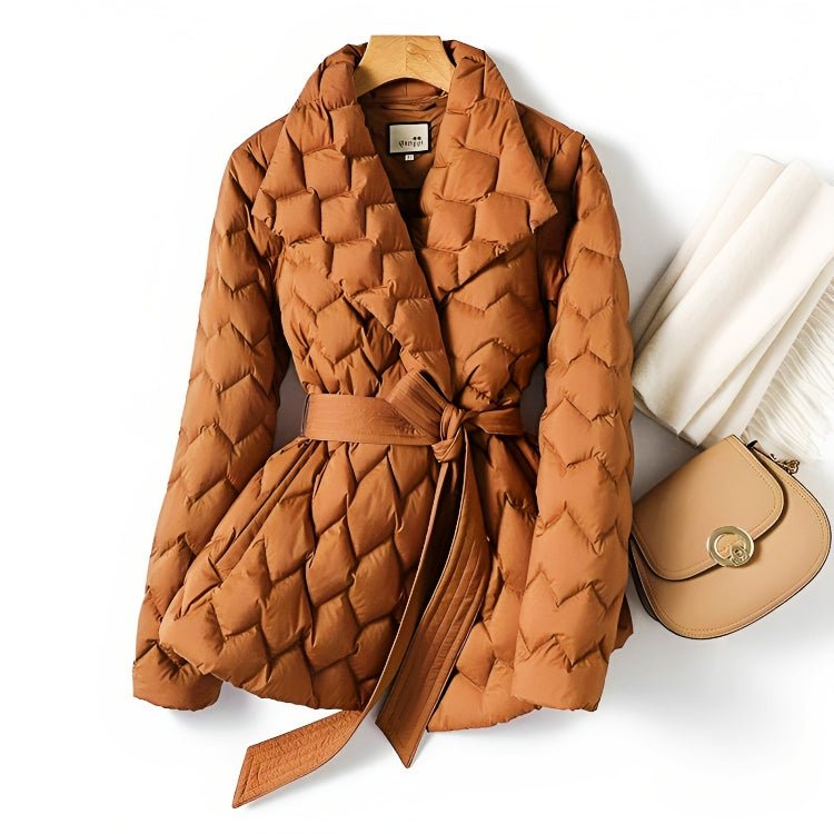Steppdaunenjacke Damen mit Band | WINTERFIT™