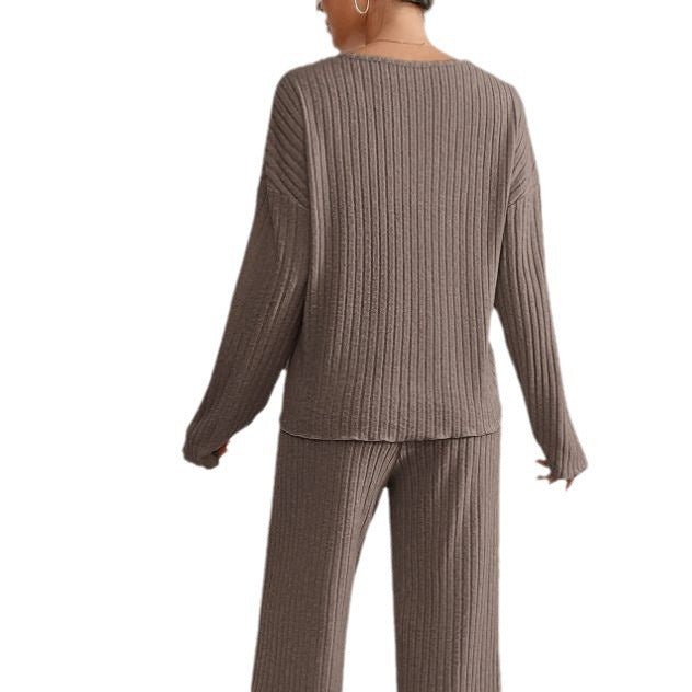 Damen Freizeitset mit V-Ausschnitt | COZYLOUNGE