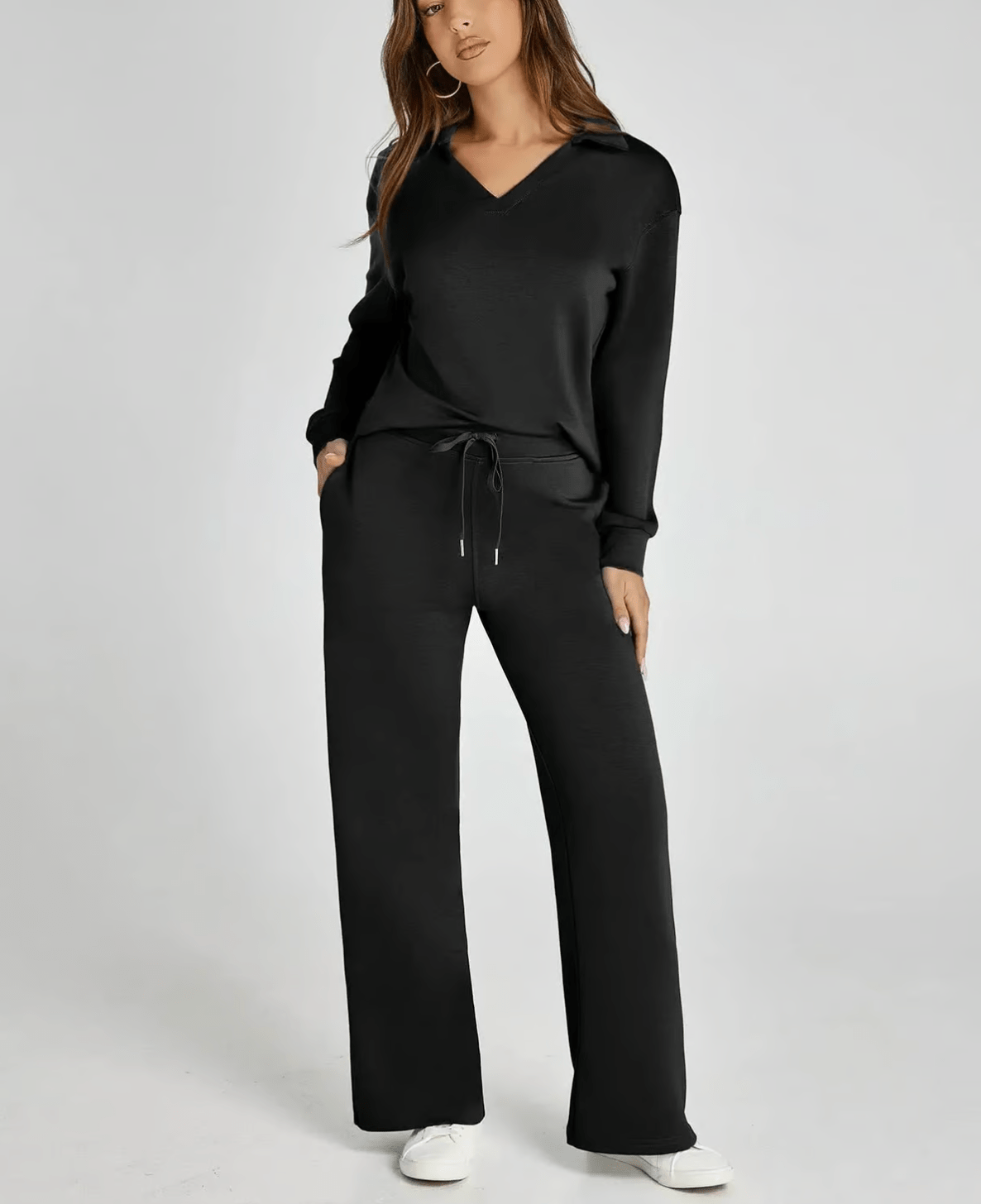 Damen Freizeit-Loungewear 2-teiliges Set | ELINA