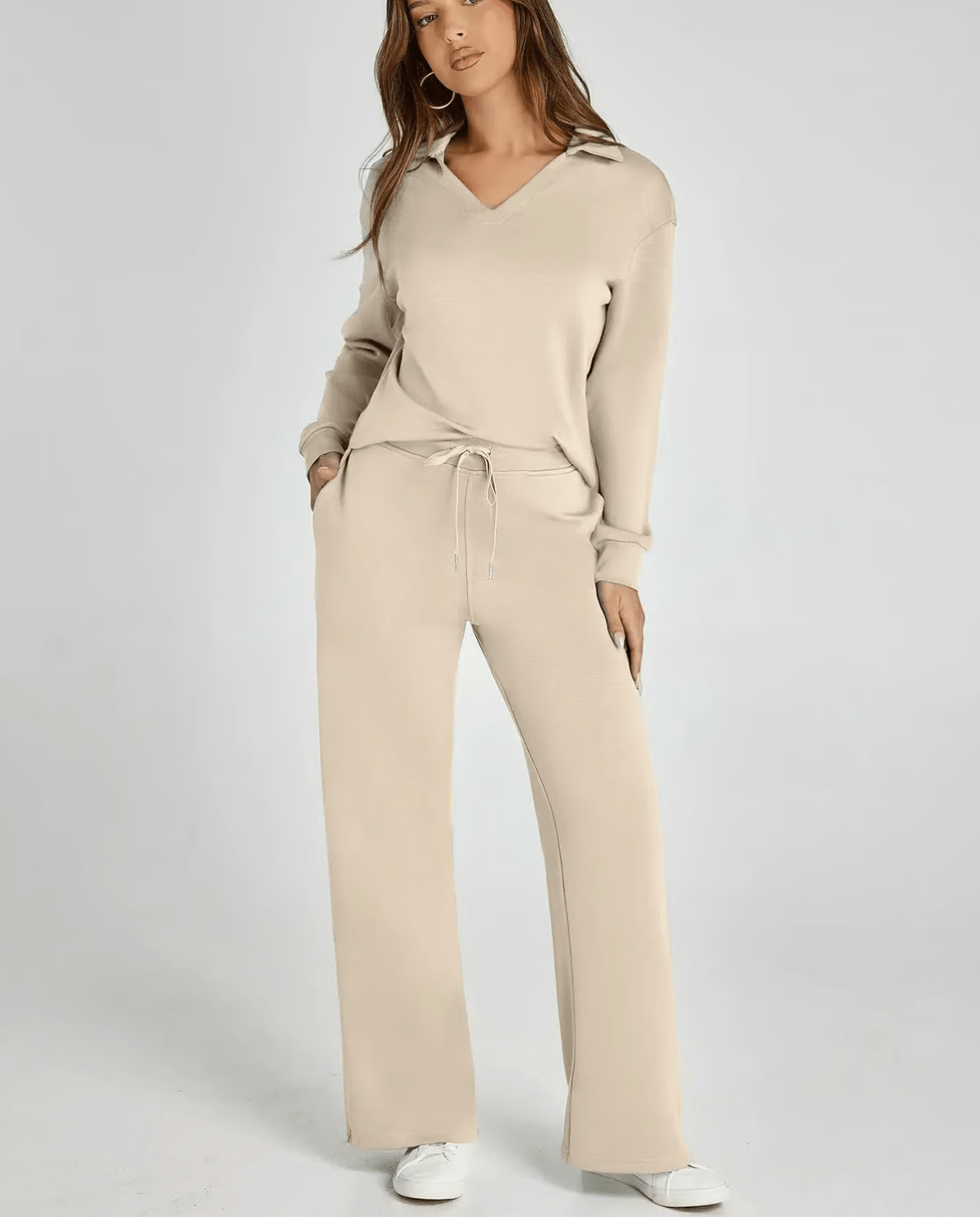 Damen Freizeit-Loungewear 2-teiliges Set | ELINA