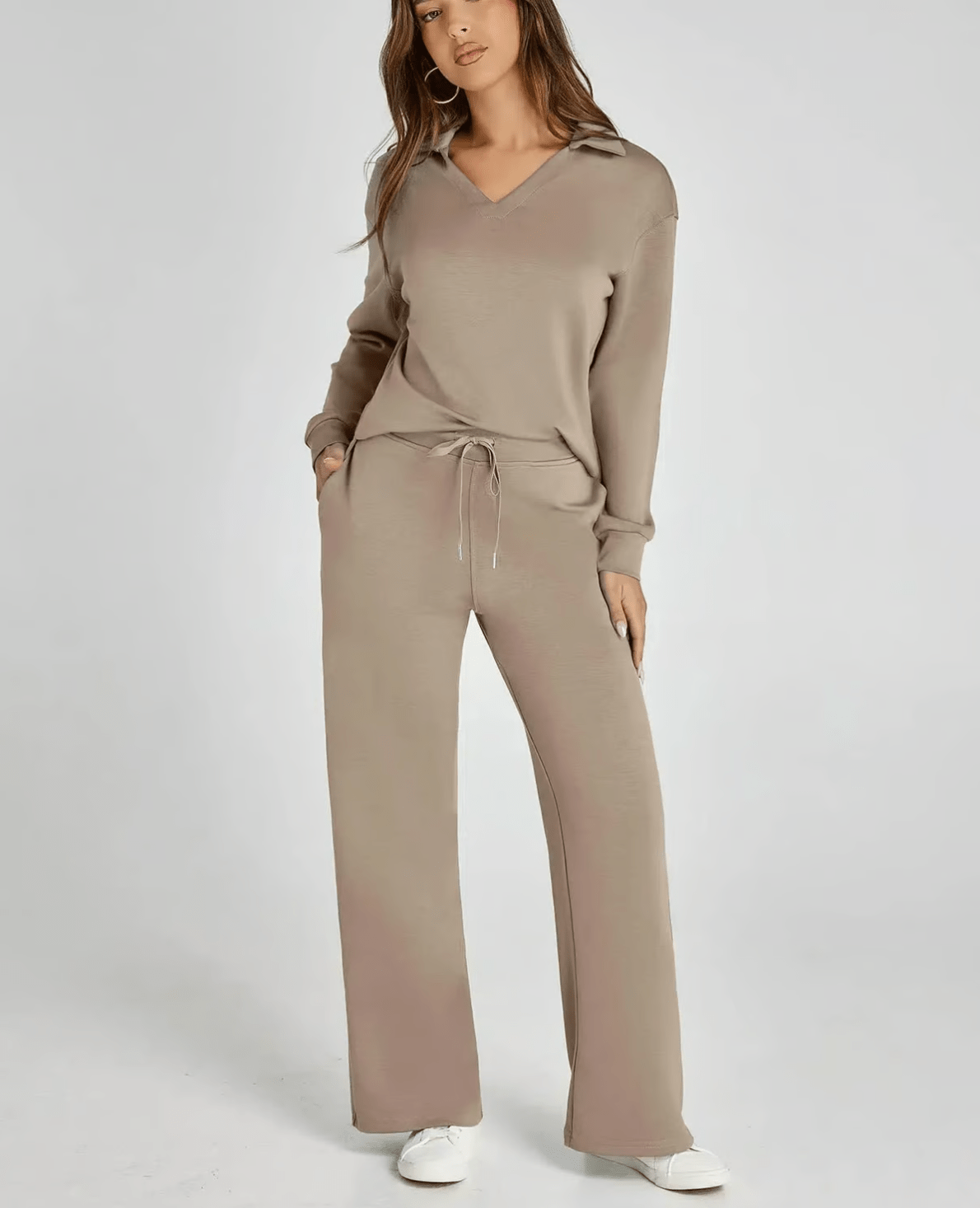 Damen Freizeit-Loungewear 2-teiliges Set | ELINA