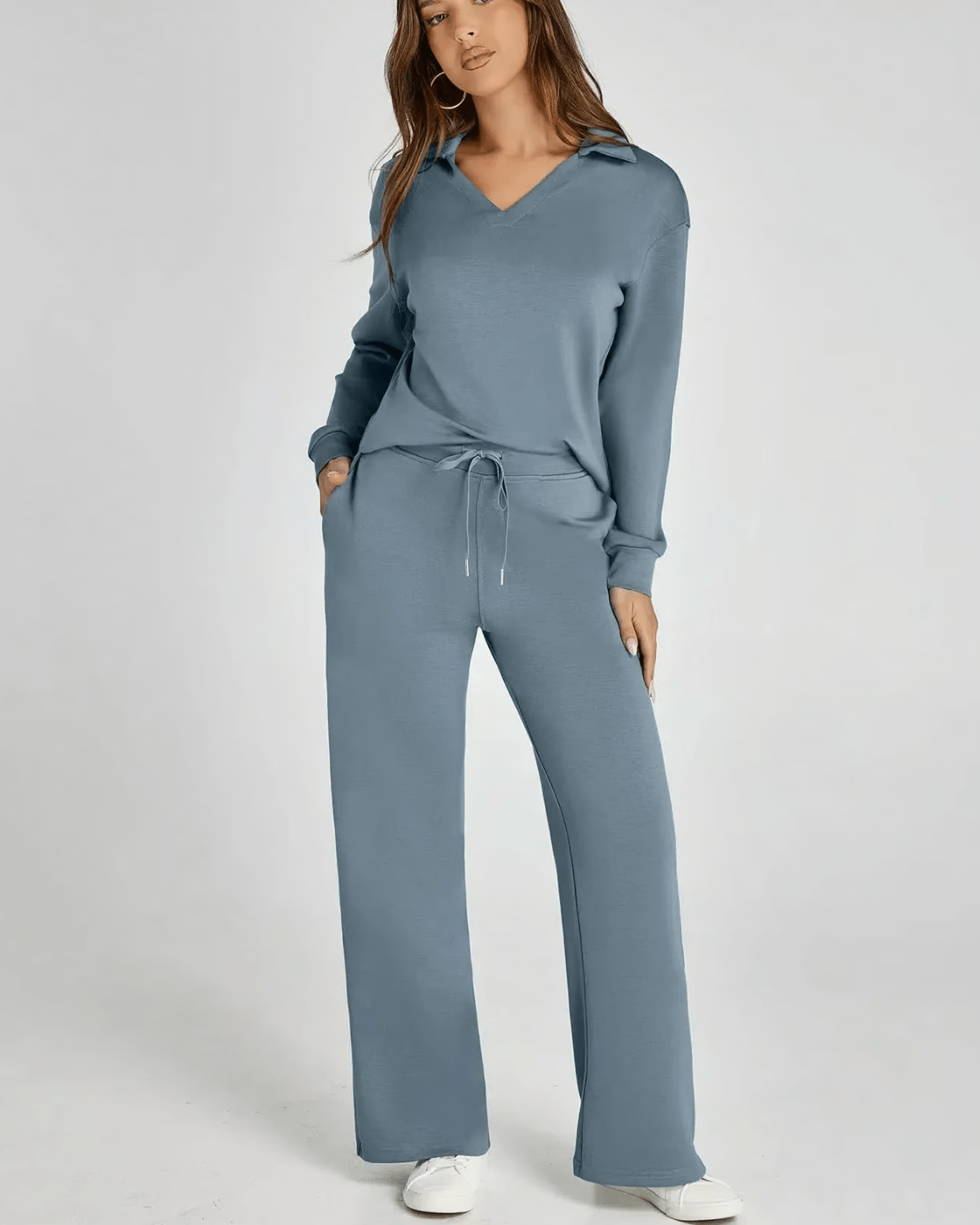 Damen Freizeit-Loungewear 2-teiliges Set | ELINA