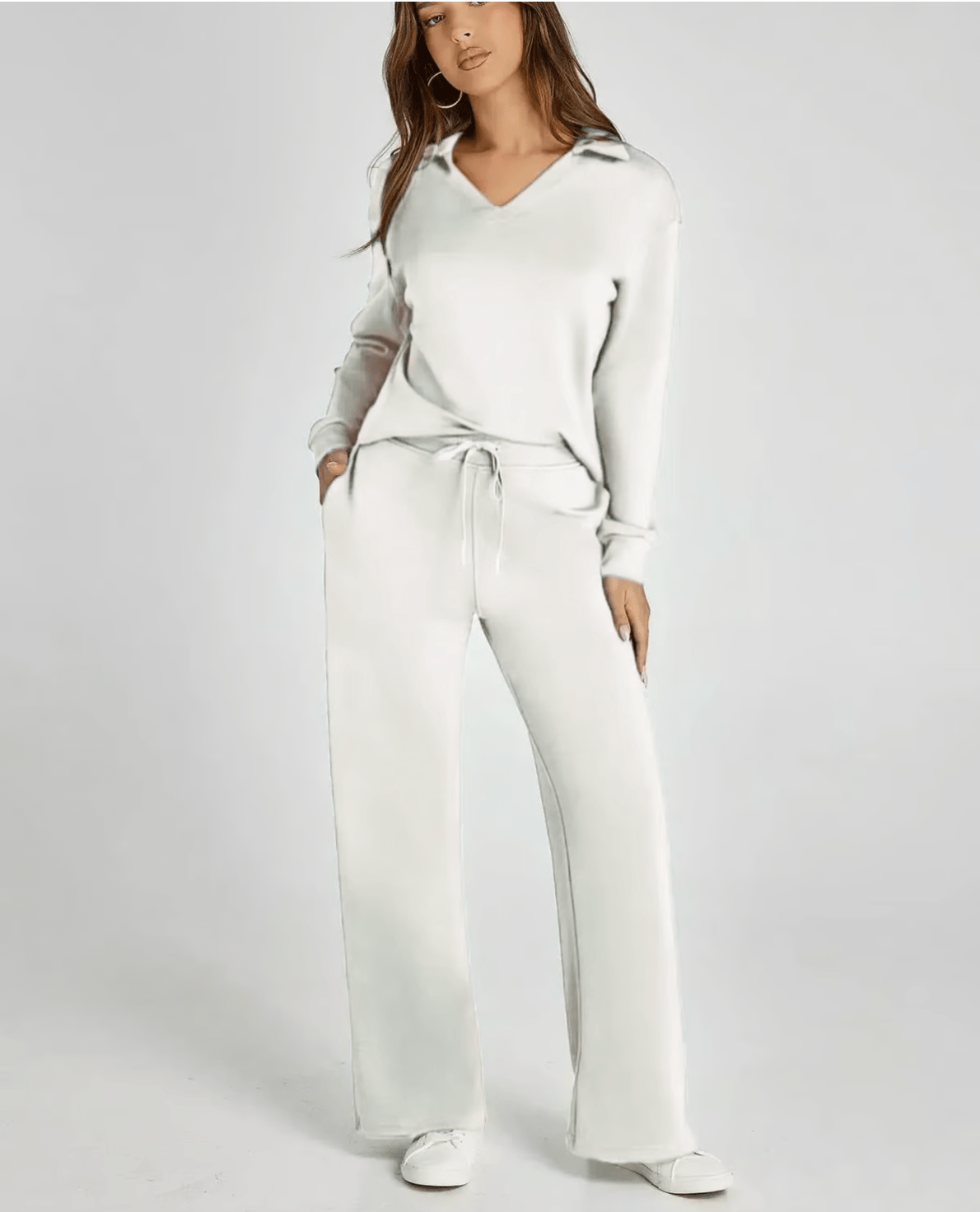 Damen Freizeit-Loungewear 2-teiliges Set | ELINA