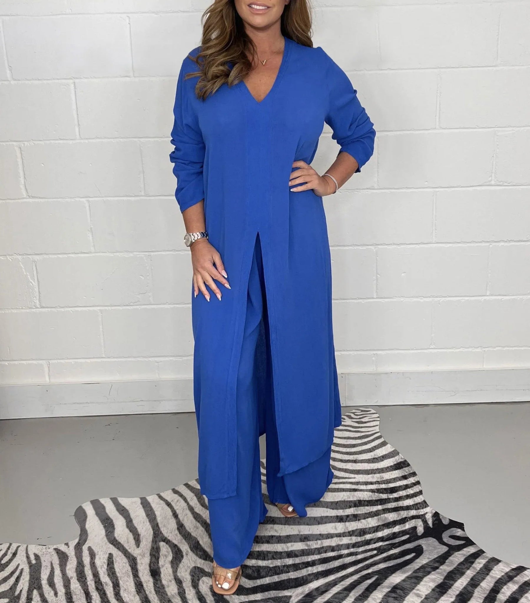 Elegantes Damen Zweiteiliges Langes Ensemble | LORENA