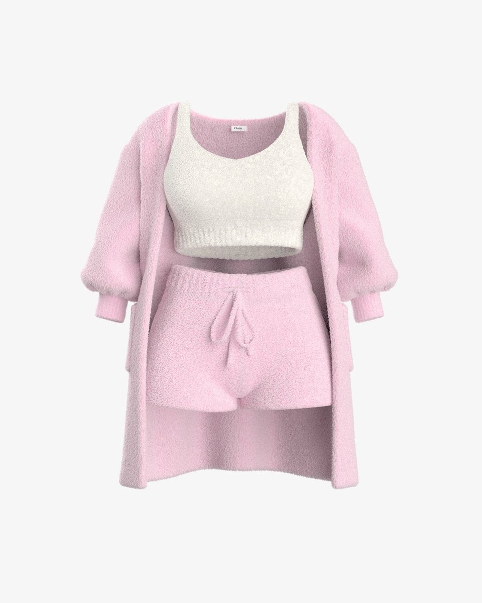 Damen Strick Kuscheliger Pyjama Set | COZYSEASON™