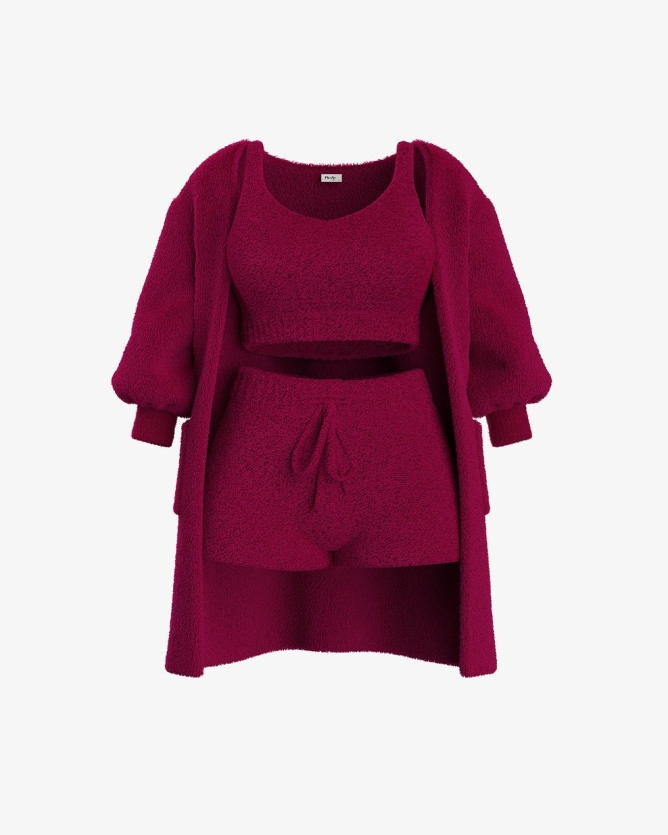 Damen Strick Kuscheliger Pyjama Set | COZYSEASON™