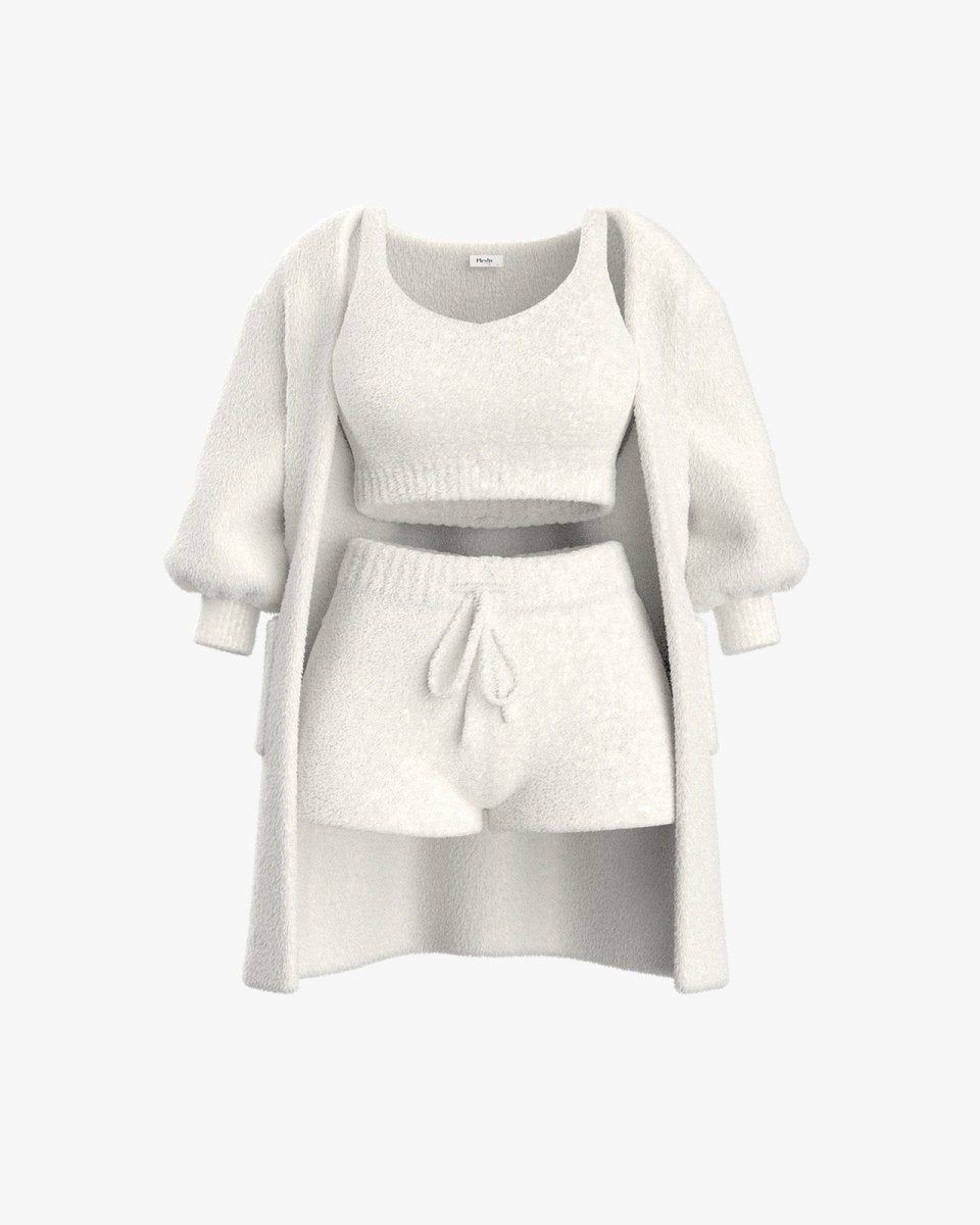 Damen Strick Kuscheliger Pyjama Set | COZYSEASON™