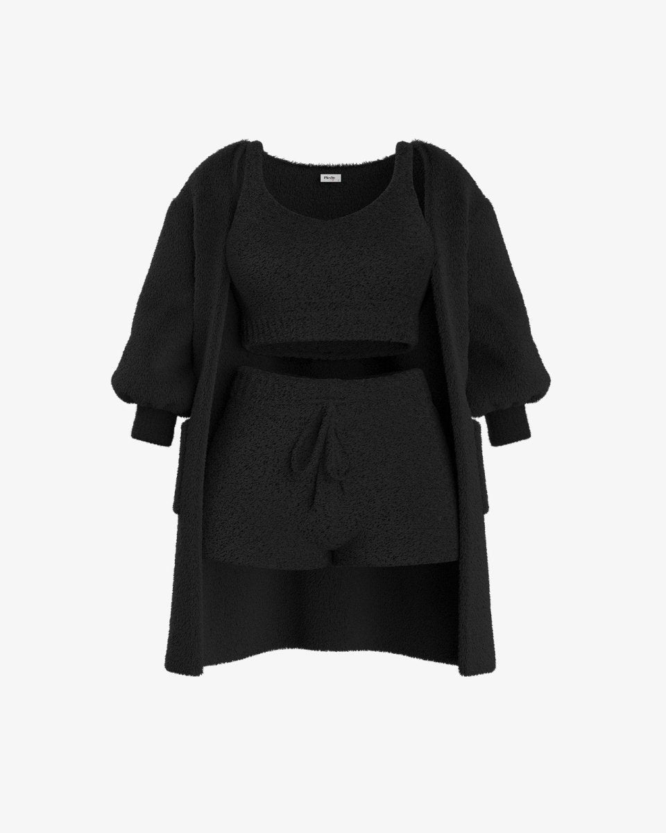 Damen Strick Kuscheliger Pyjama Set | COZYSEASON™