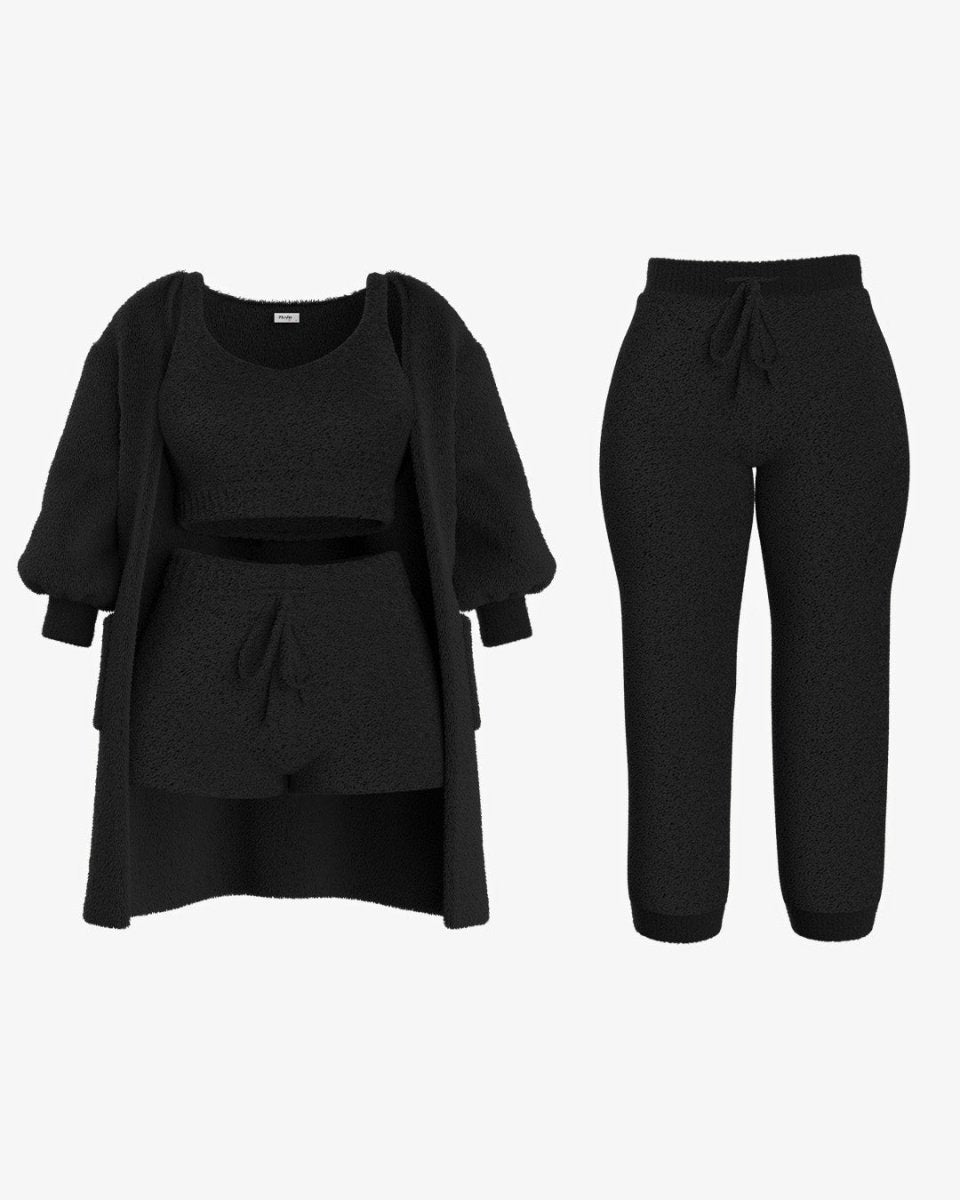 Damen Strick Kuscheliger Pyjama Set | COZYSEASON™