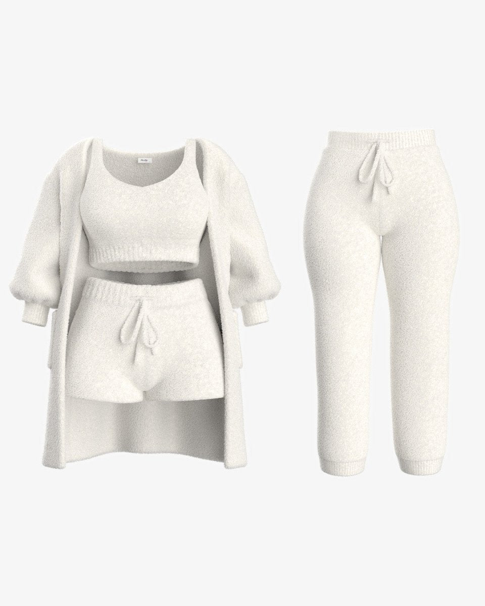 Damen Strick Kuscheliger Pyjama Set | COZYSEASON™