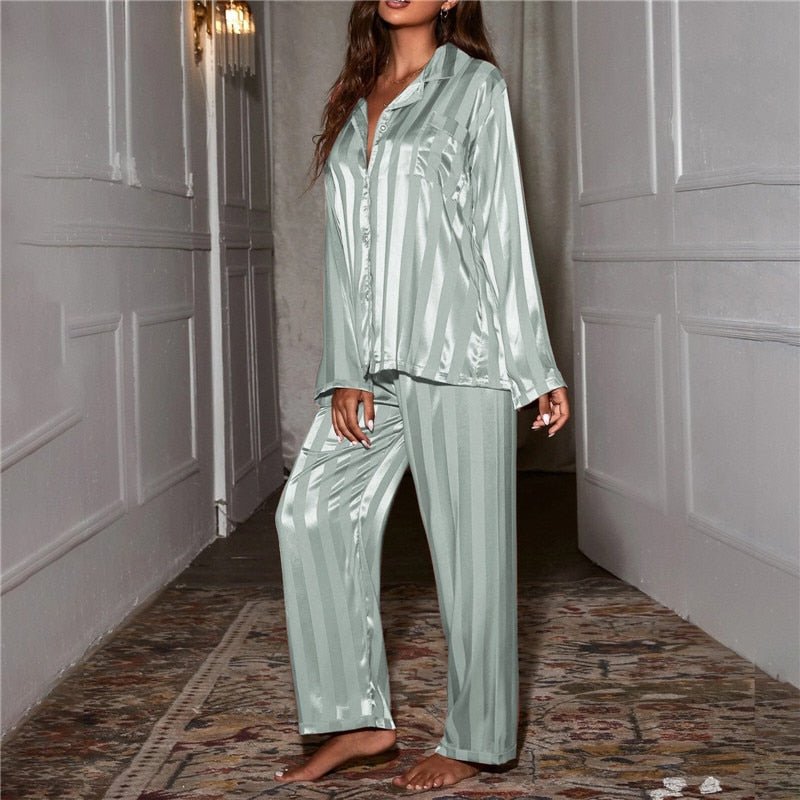 Satin-Pyjama-Set für Damen | SILKELUX™