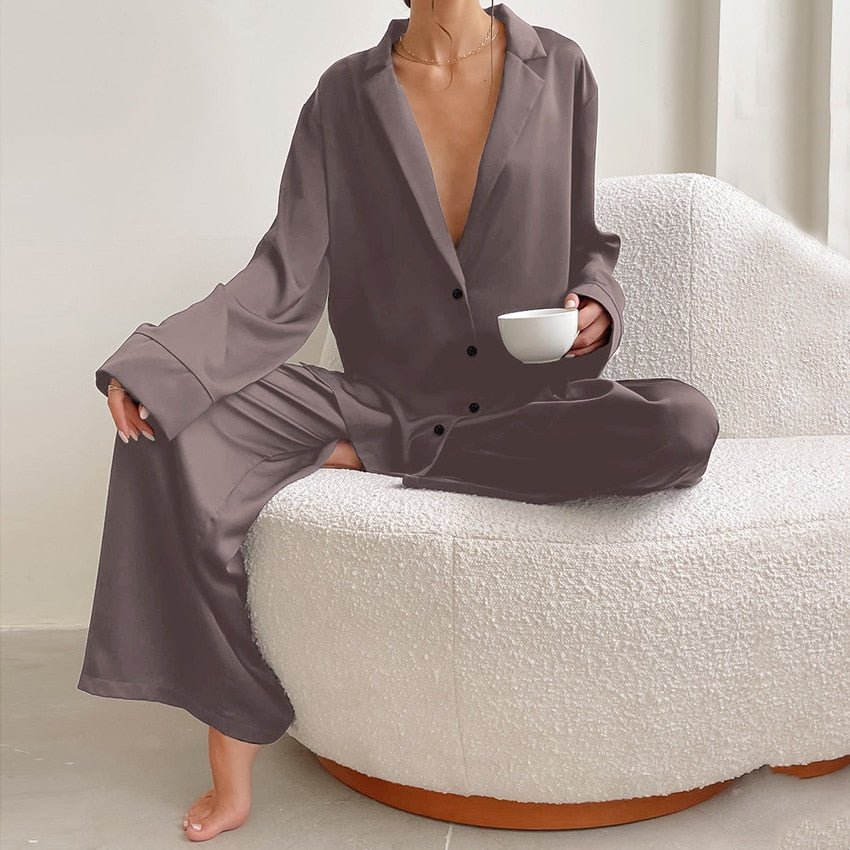Ensemble Pyjama Seide Oversize Luxus | SILKYDREAM™