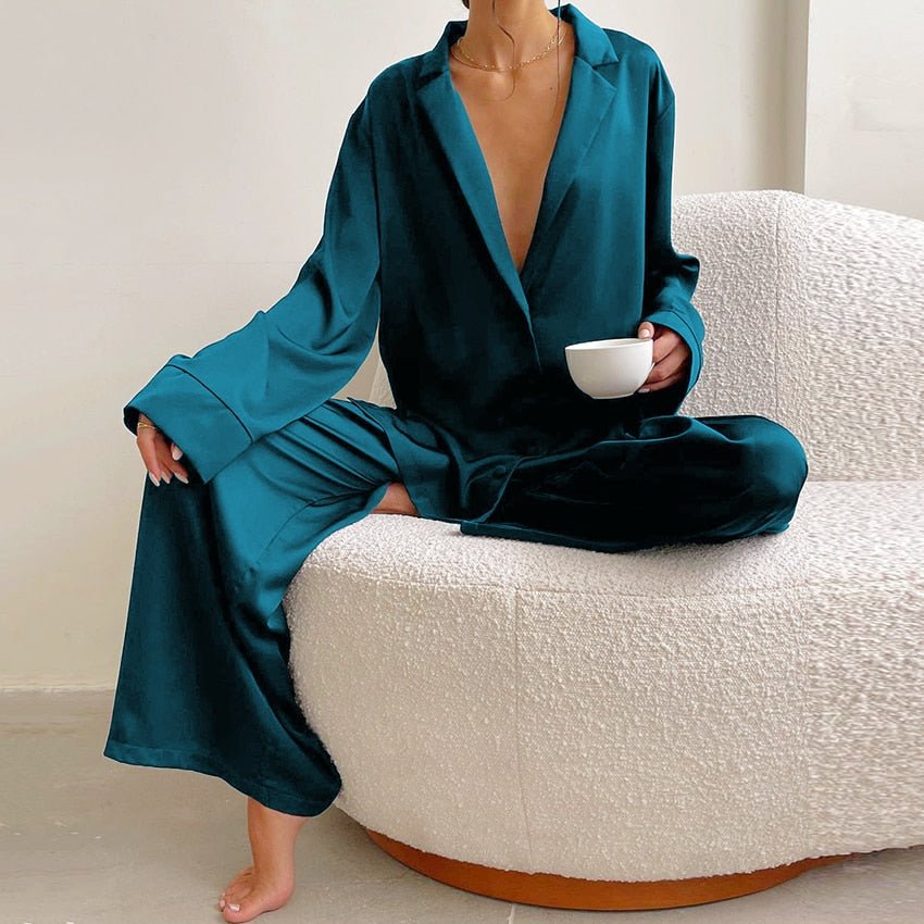 Ensemble Pyjama Seide Oversize Luxus | SILKYDREAM™