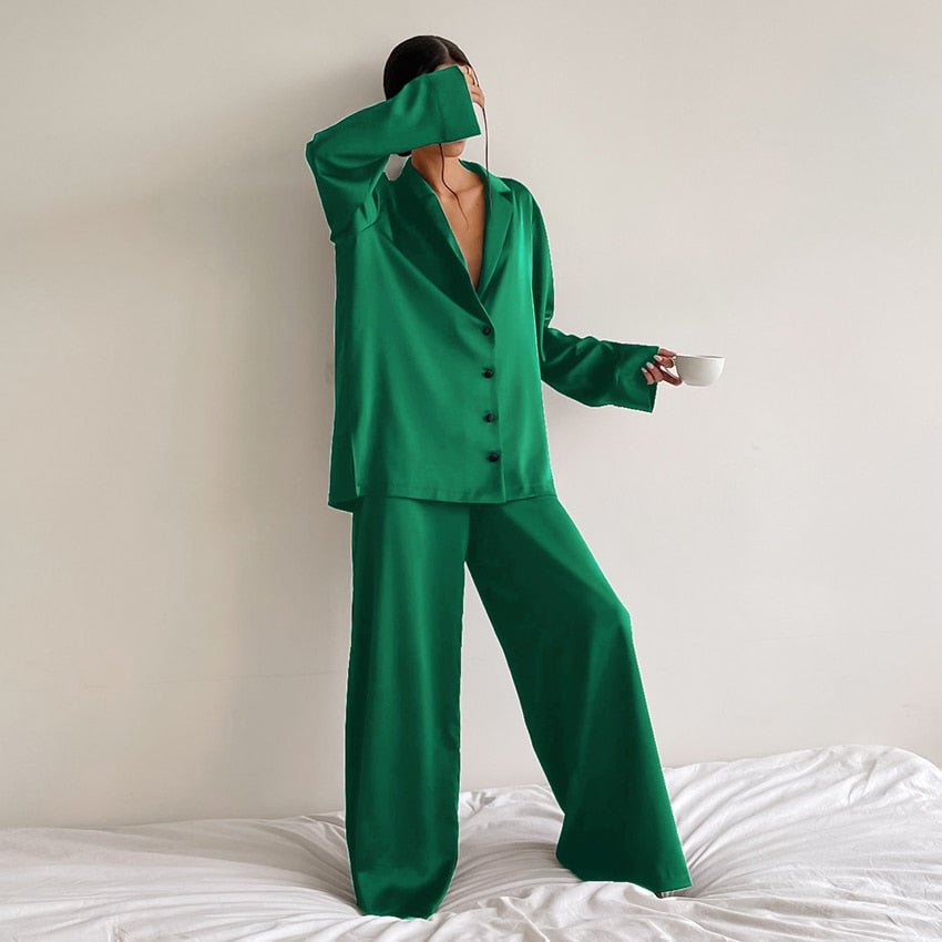Ensemble Pyjama Seide Oversize Luxus | SILKYDREAM™