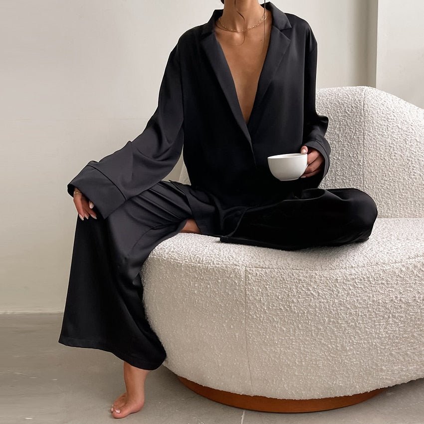 Ensemble Pyjama Seide Oversize Luxus | SILKYDREAM™