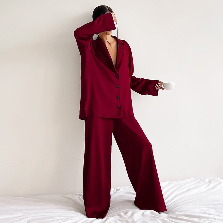 Ensemble Pyjama Seide Oversize Luxus | SILKYDREAM™