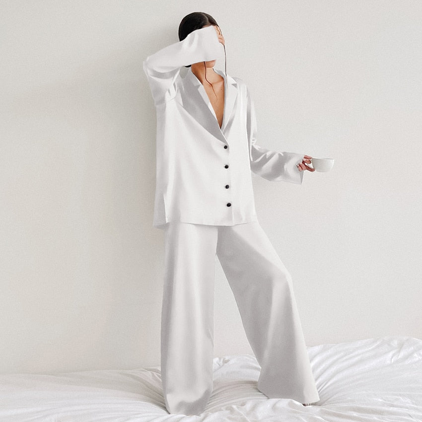 Ensemble Pyjama Seide Oversize Luxus | SILKYDREAM™