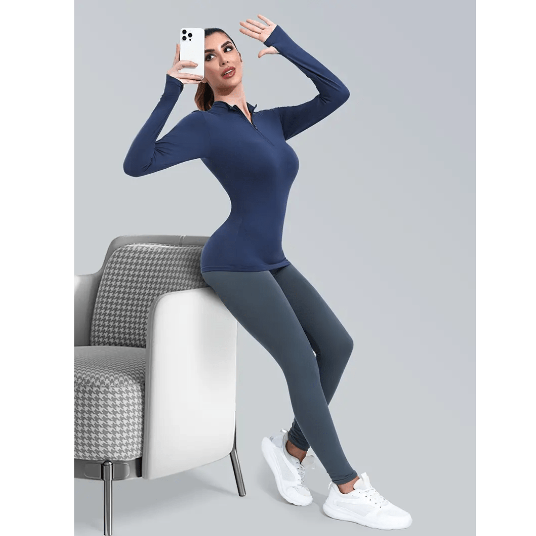 Damenoberteil Langarm Eng geschnitten | FLEXFIT™