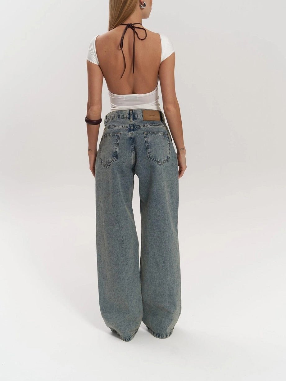 Damenjeans Transparenteffekt | MESHA