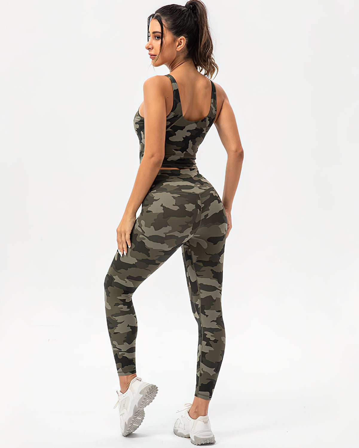 Leggings Push-Up Camouflage Damen | JADYA