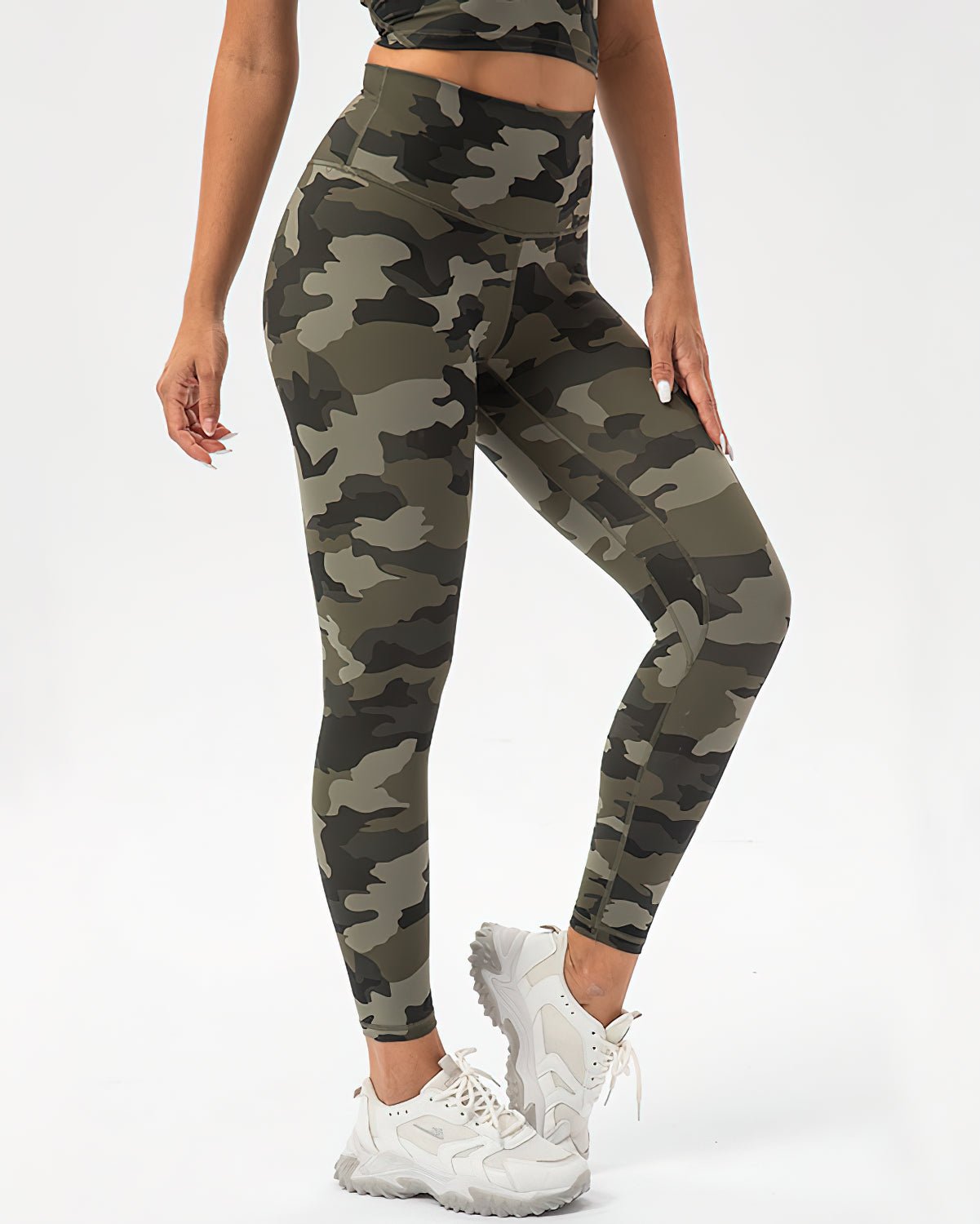 Leggings Push-Up Camouflage Damen | JADYA