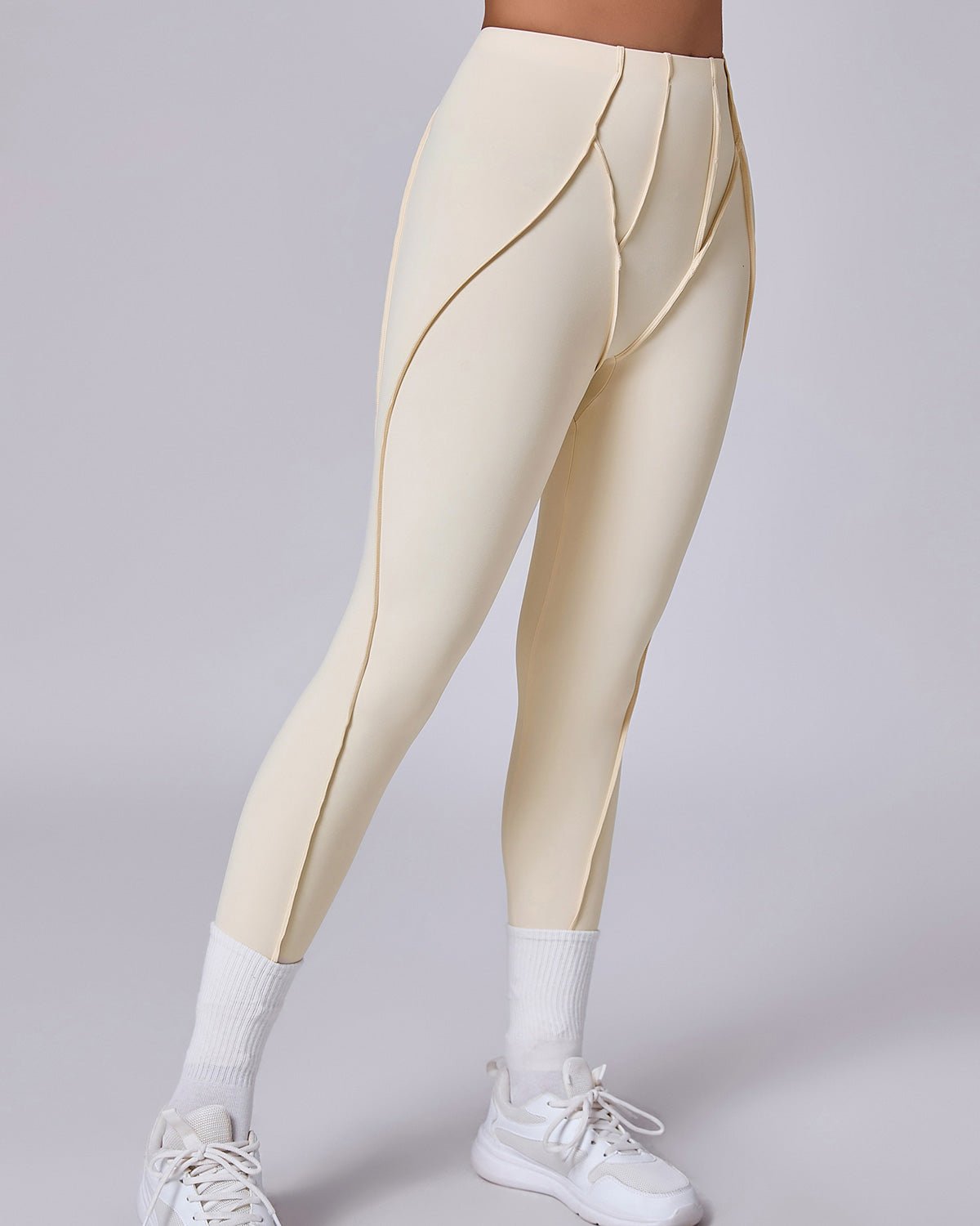 Weißes formendes Leggings | KIRASCULPT