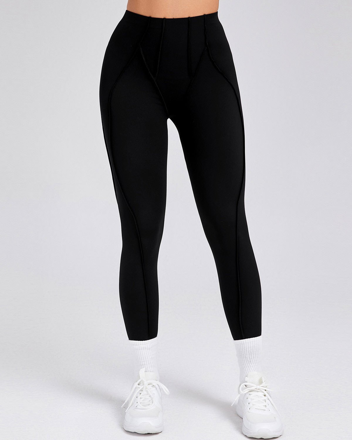 Figurformende Leggings Schwarz | KIRASCULPT