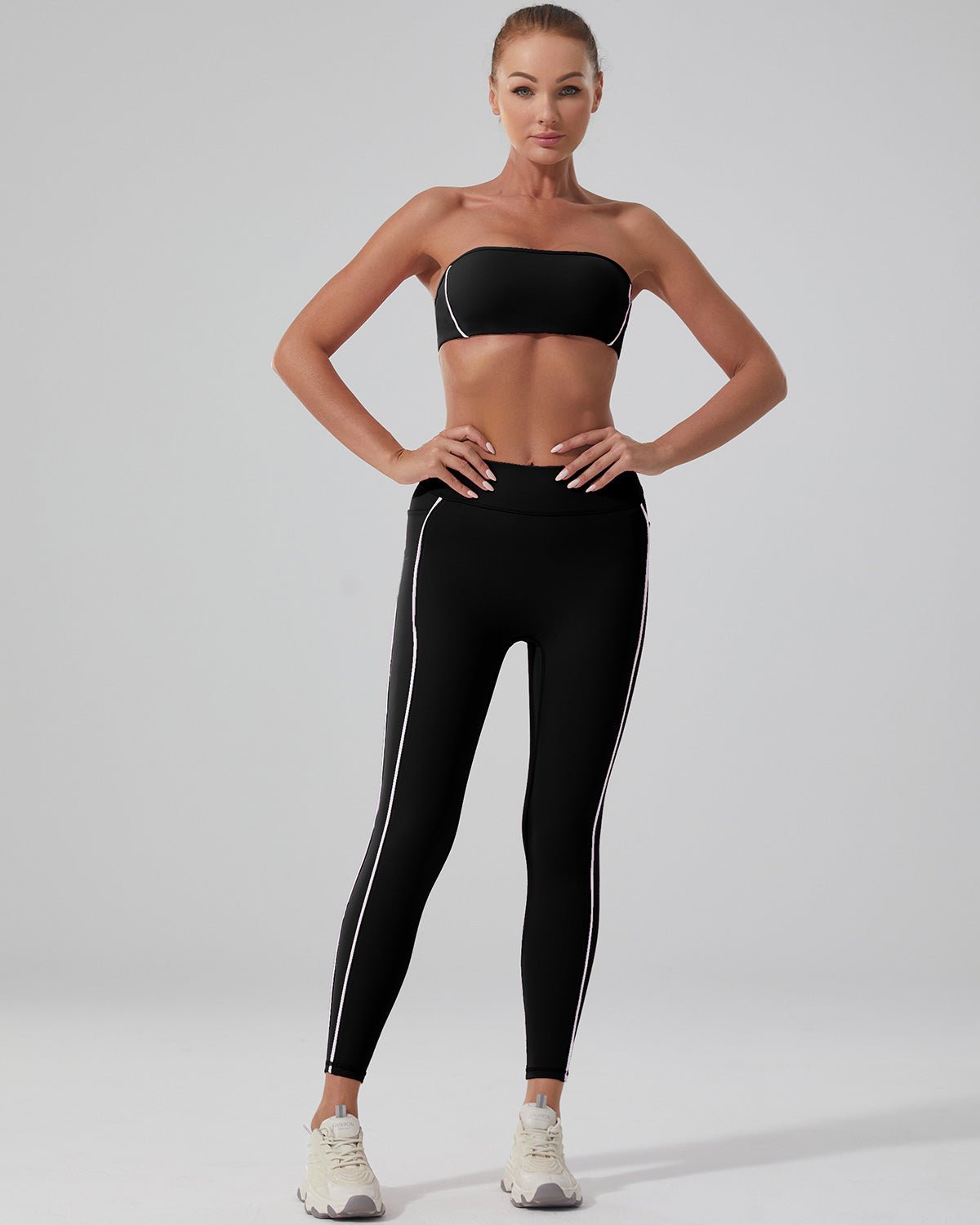 Nahtlose Leggings Schwarz | BLACKPEARL
