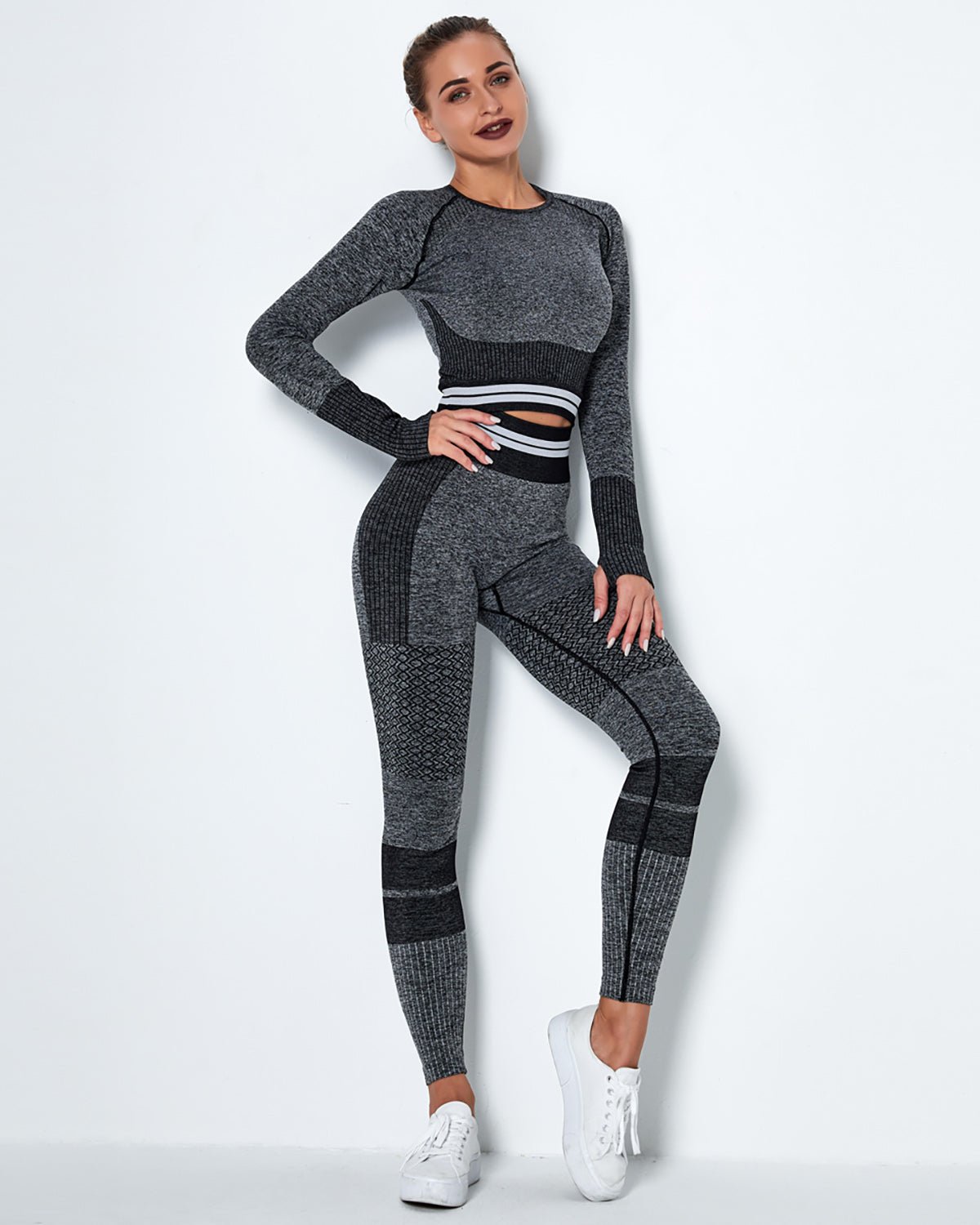 Leggings Hohe Taille Nahtlos | IMPERA
