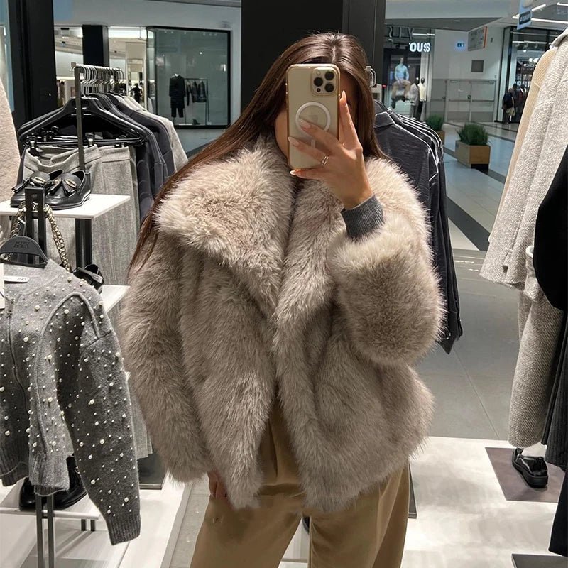 Mantel Kunstpelz | FURGLAM™