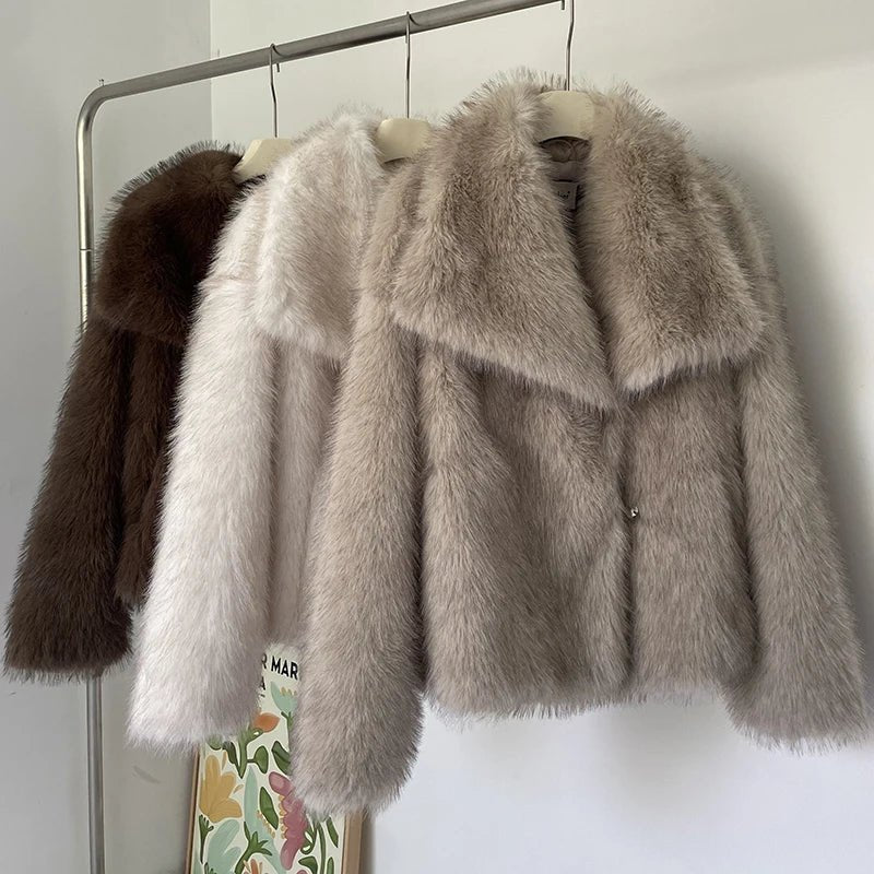 Mantel Kunstpelz | FURGLAM™